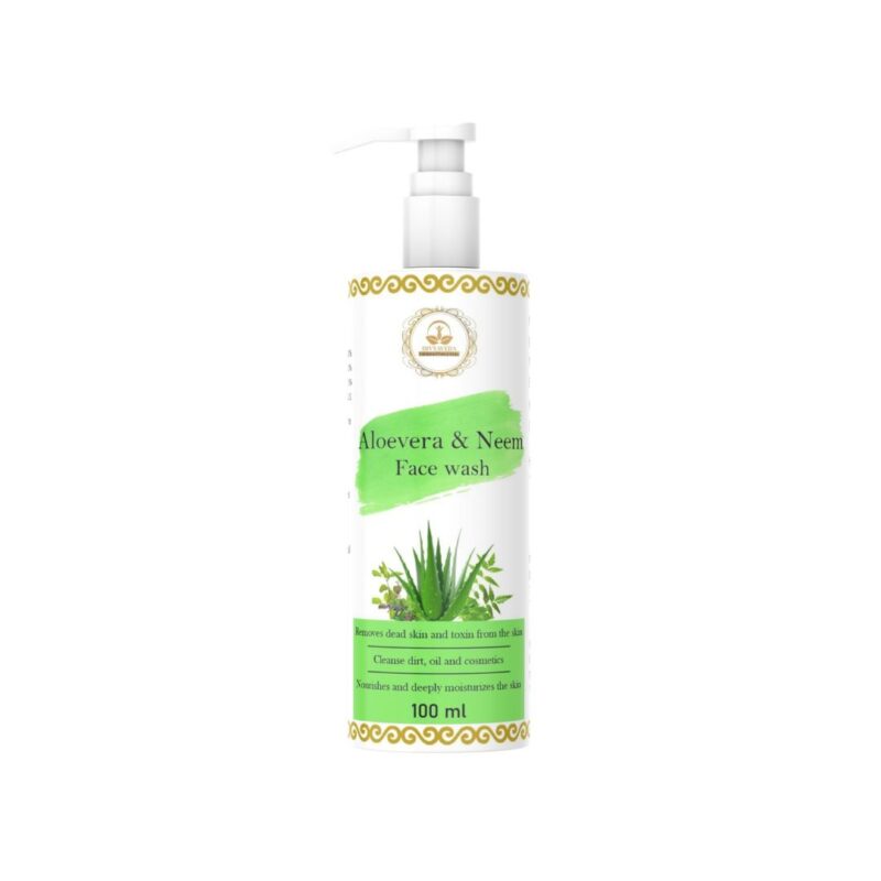 divya veda neem aloe vera facewash