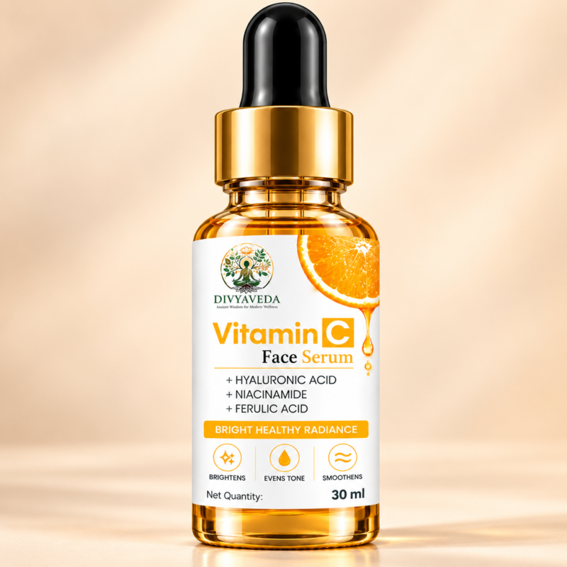 Vitamin C Face Serum by Divyaveda
