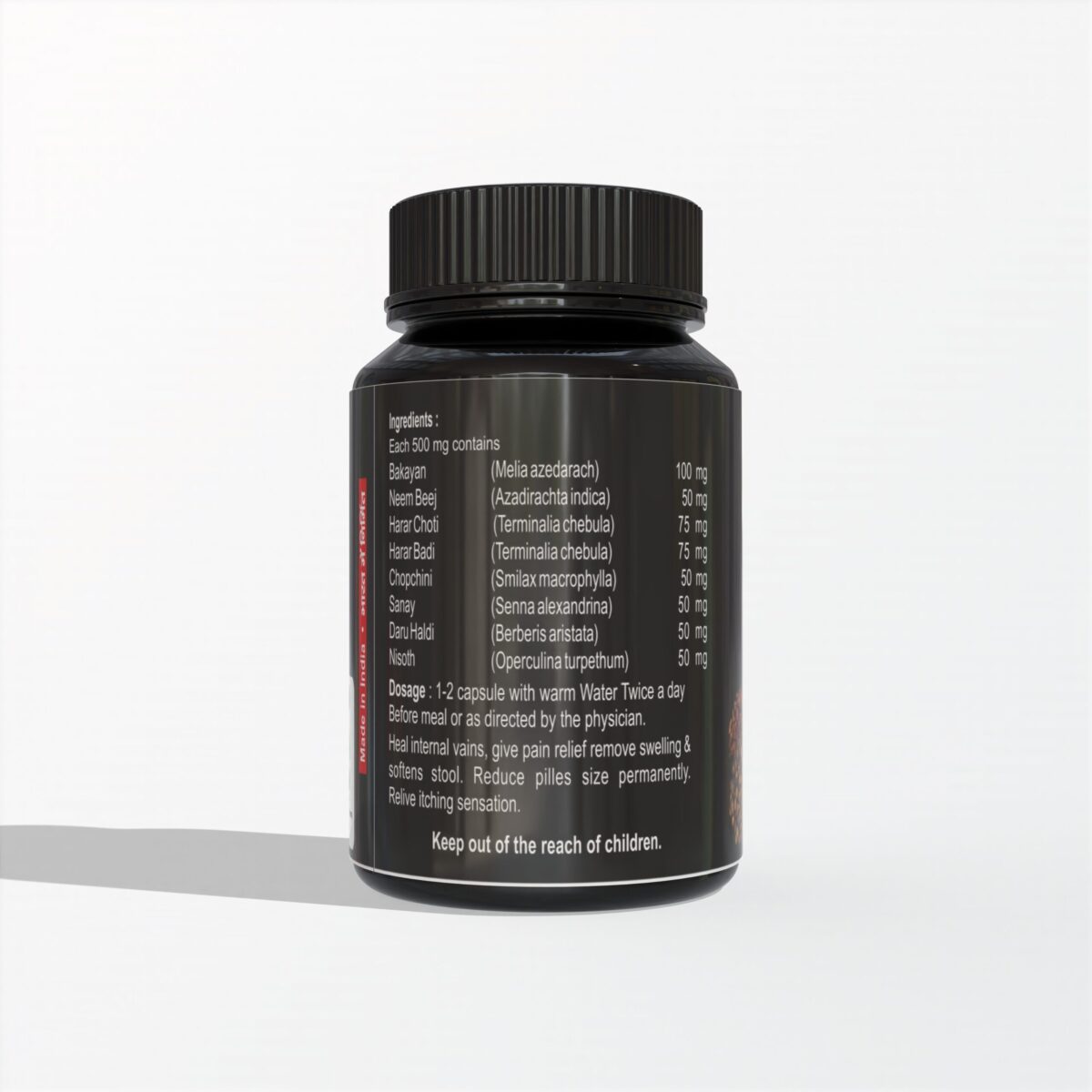 Divyaveda Piles Care Capsule | Stop Itching, Swelling & Pain Naturally | Relief from Pain & Swelling - Image 2