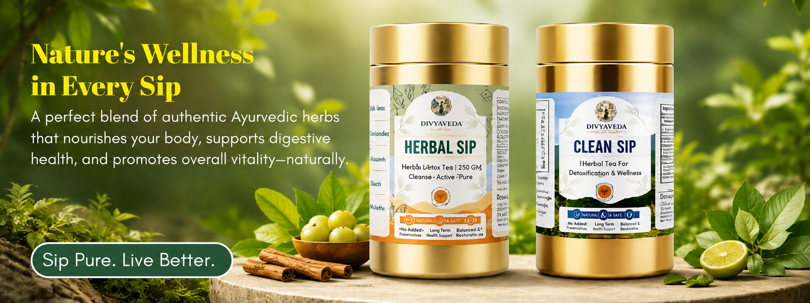 herbal banner