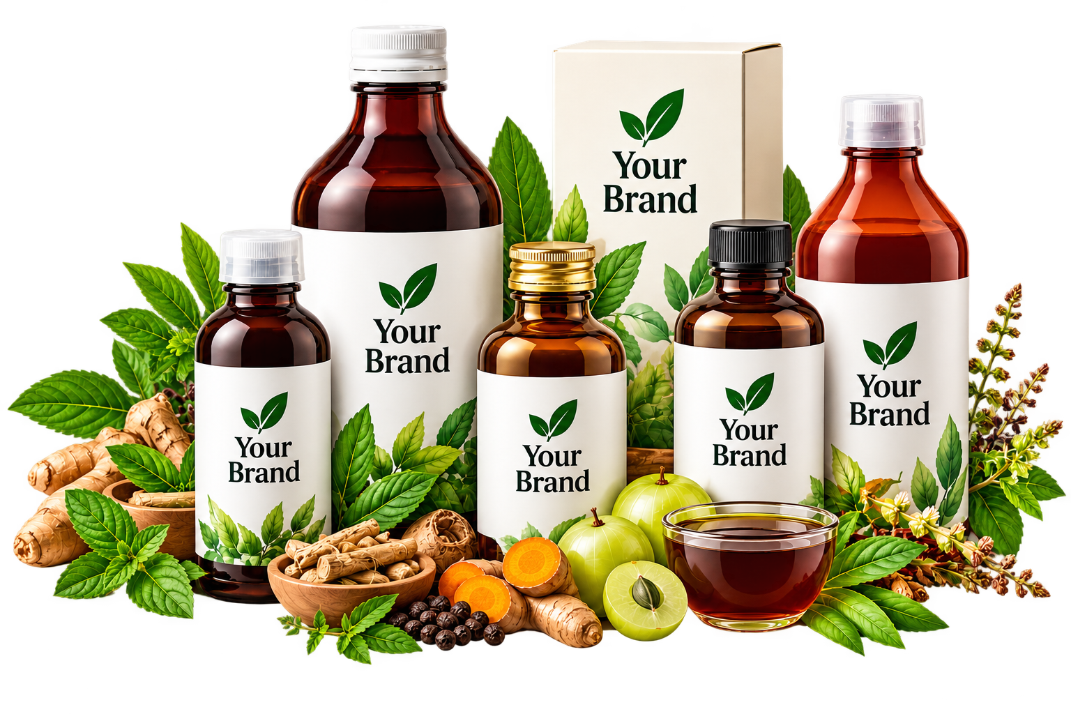 Herbal Wellness Syrup Collection